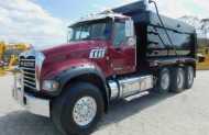 2013 Mack GU713 Tri Axle Dump Truck